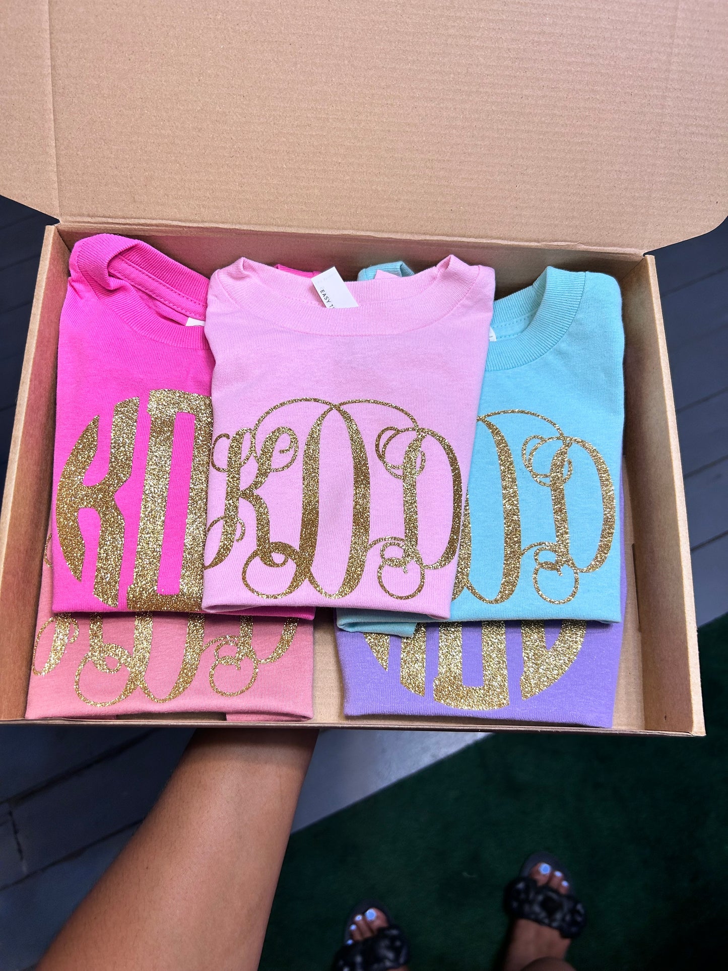 Baby/Toddler Monogram Box