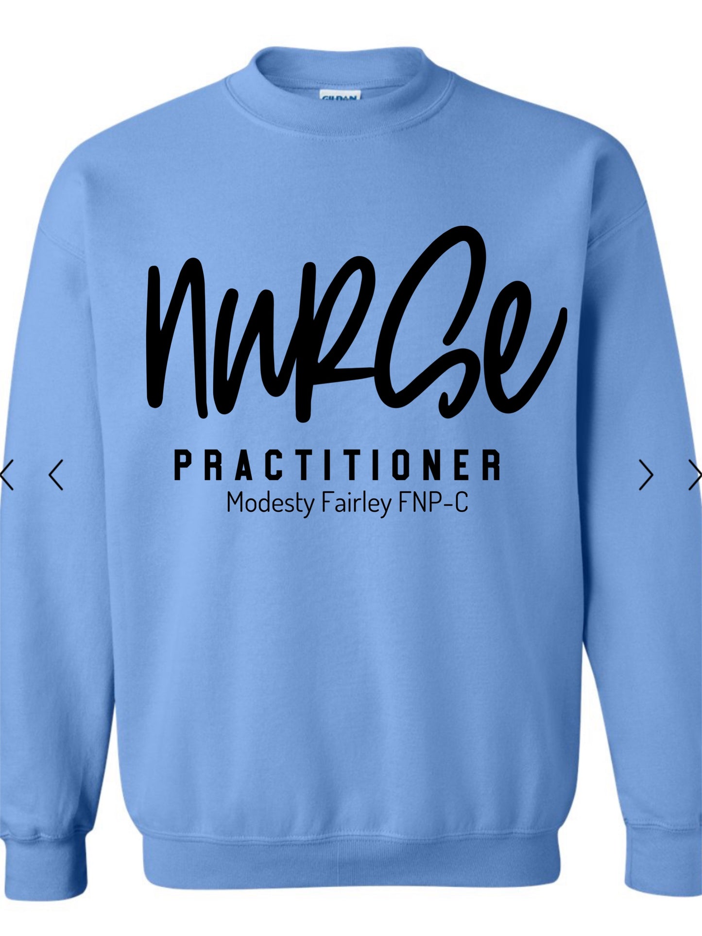 Personalized Nurse Practitioner Sweatshirt